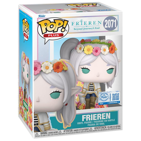 Funko POP #2071 Plus Frieren Beyond Journey's End Frieren in a Flower Crown Exclusive Figure